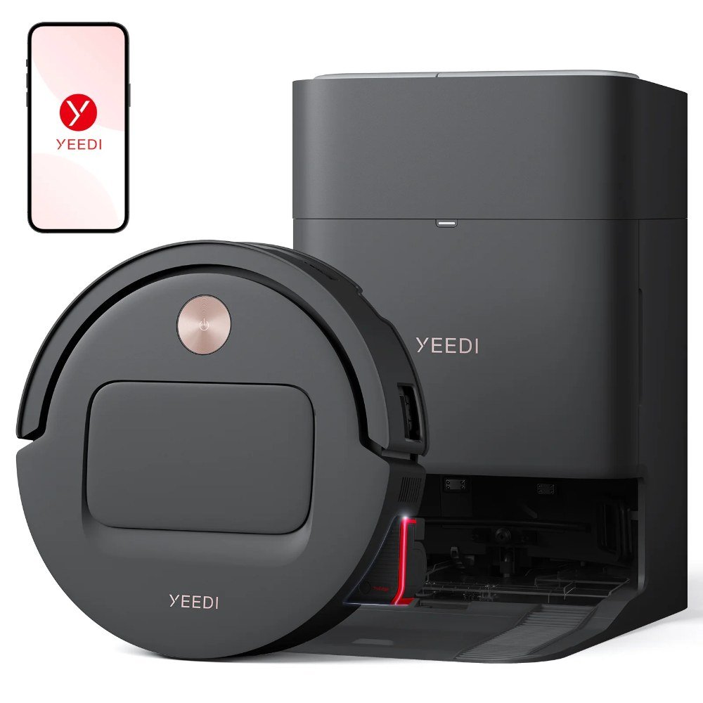 Yeedi M14 Plus robot vacuum and mop with self-emptying dock